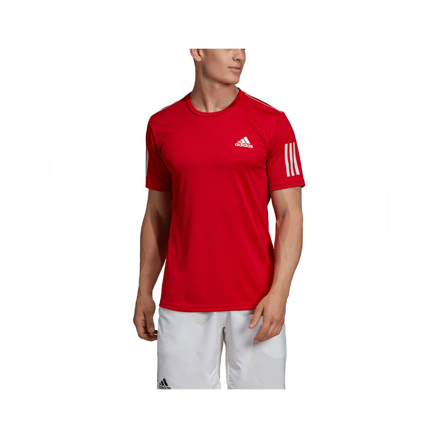 Boys red 2025 adidas shirt